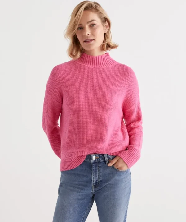 Tuck Stitch Pullover-Sussan Shop